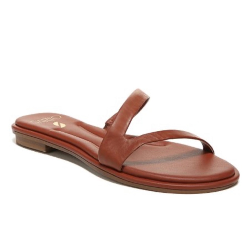 Sarto Franco Sarto Womens Gwyneth Ginger Leather Strappy Sandals Shoes Size 10